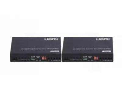 TSV-EP57 TX  AV Over IP Extender4K Low latency KVM HDMI Extender over IP/Fiber, RS232, Remote, LED with POE | Tenav Group