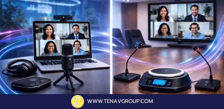 การเลือกไมโครโฟนที่เหมาะสมสำหรับการประชุมออนไลน์และออฟไลน์