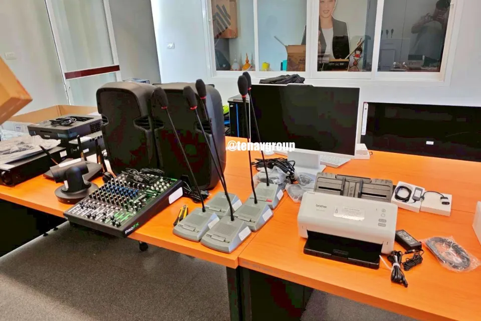 ผลงานTenav Group ติดตั้งระบบห้องประชุมและระบบเสียง-จอภาพ​