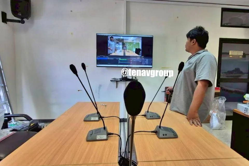 ผลงานTenav Group ติดตั้งระบบห้องประชุมและระบบเสียง-จอภาพ​