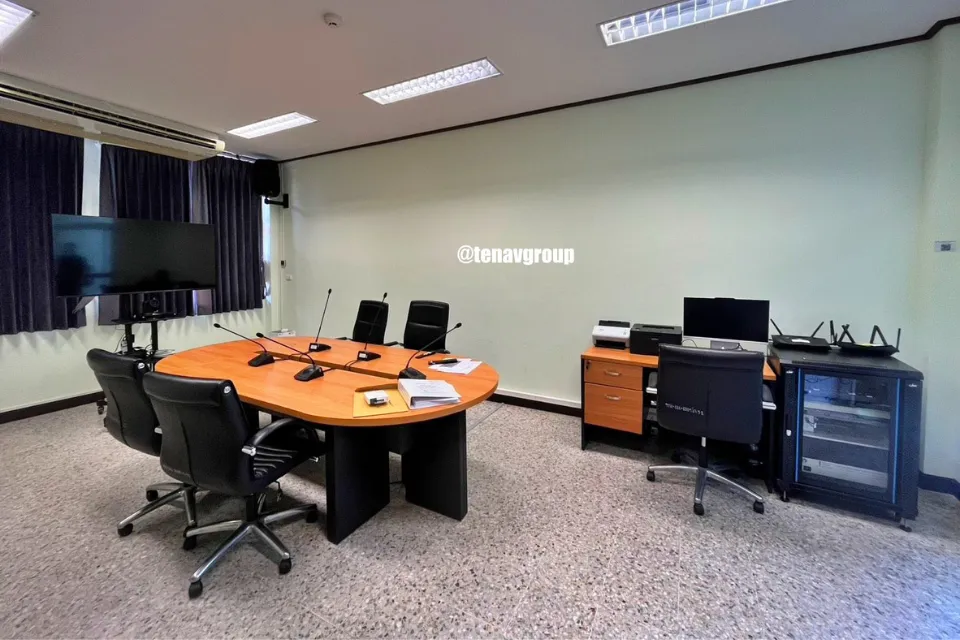 ผลงานTenav Group ติดตั้งระบบห้องประชุมและระบบเสียง-จอภาพ​